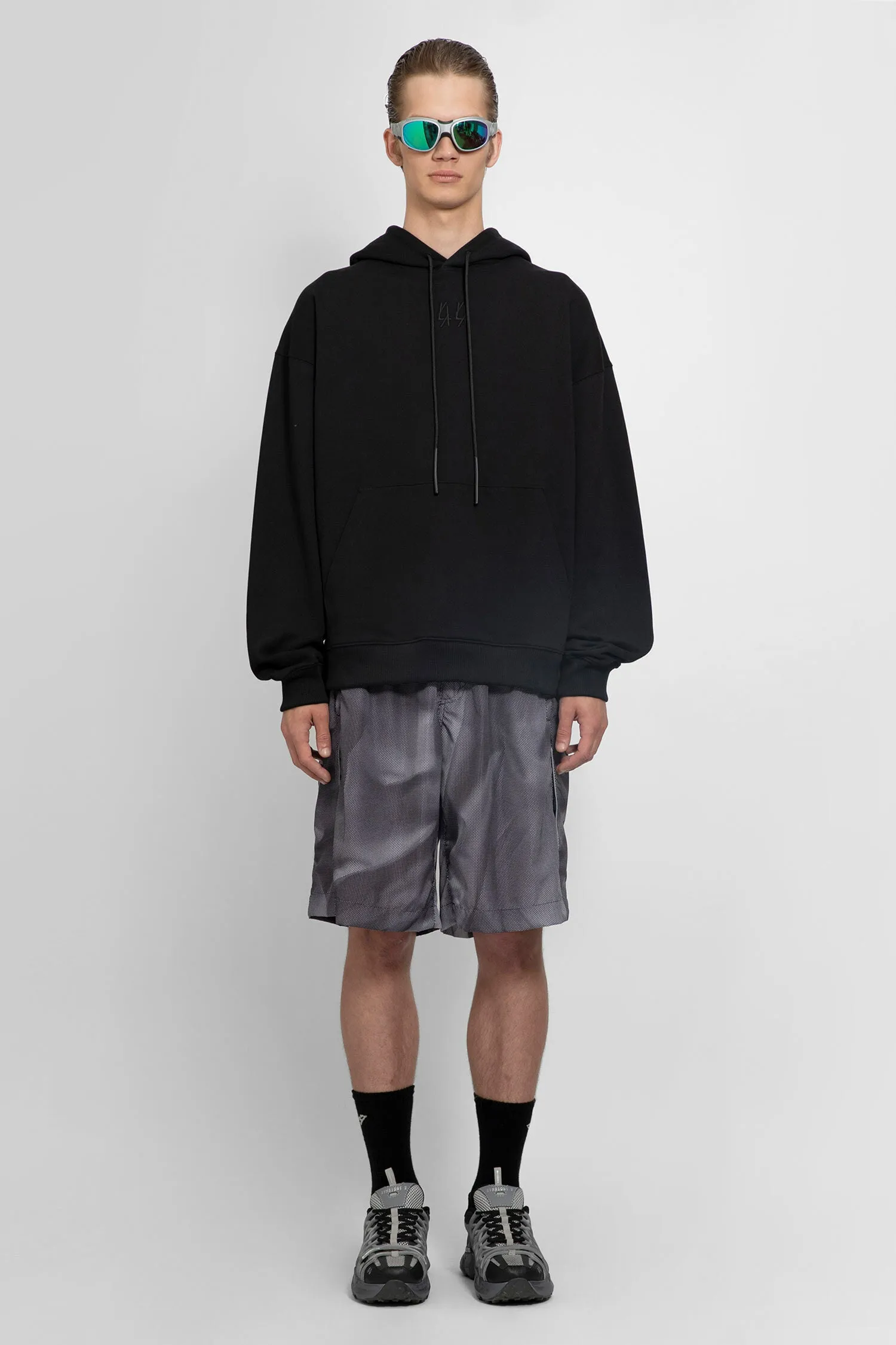 44 LABEL GROUP MAN GREY SHORTS & SKIRTS