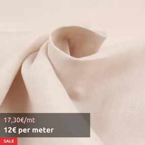 7 Mts - Premium Light-Weight Linen - Piece Dyed (Beige) - OFFER: 12€/MT