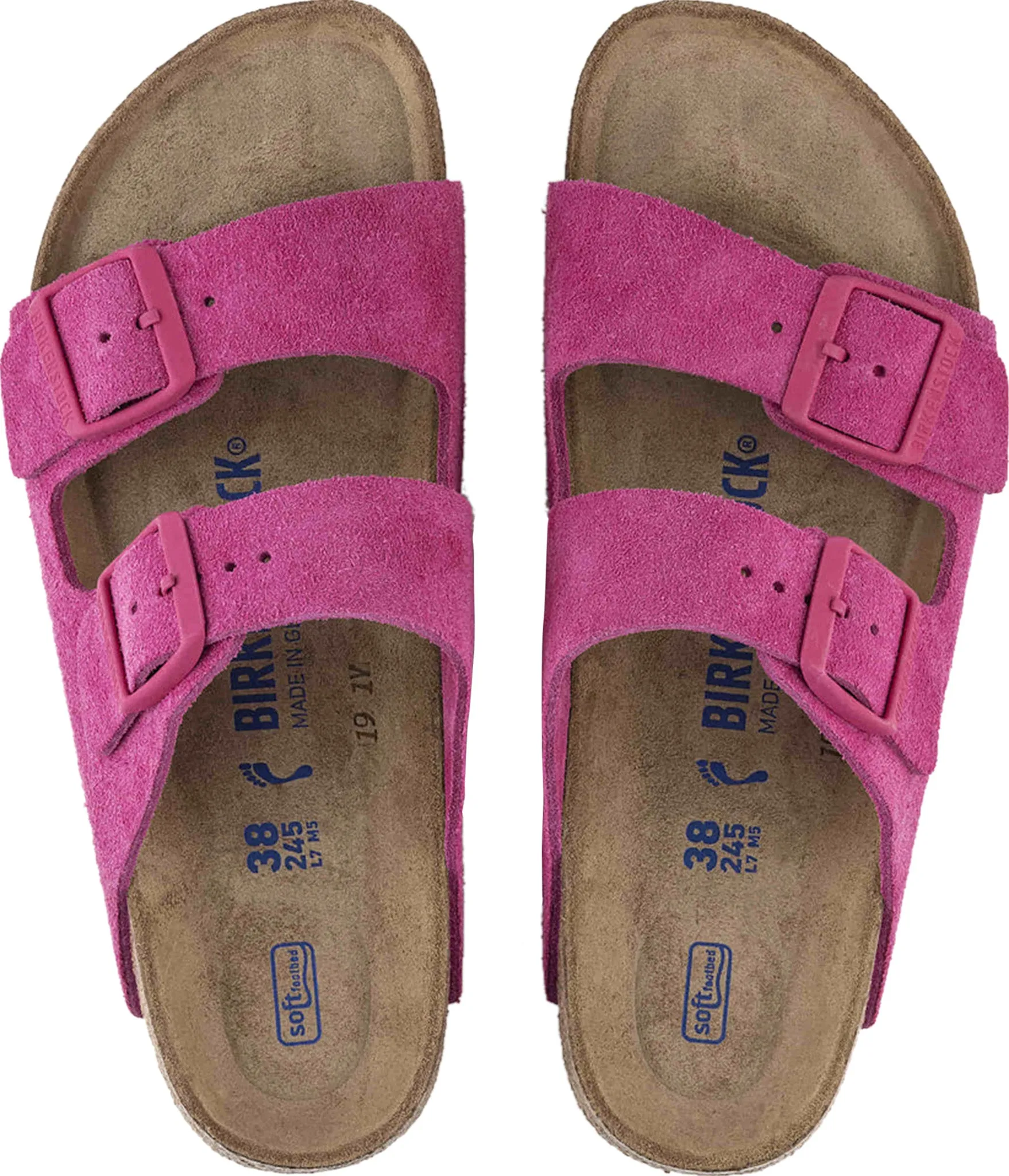 Arizona Soft Footbed Suede Leather Sandals [Narrow] - Women's|-|Sandales Arizona Lit de pied souple Suéde [troit] - Femme