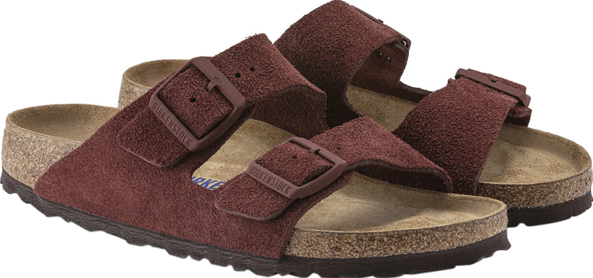 Arizona Soft Footbed Suede Leather Sandals - Women's|-|Sandales Arizona Lit de pied souple Suède - Femme