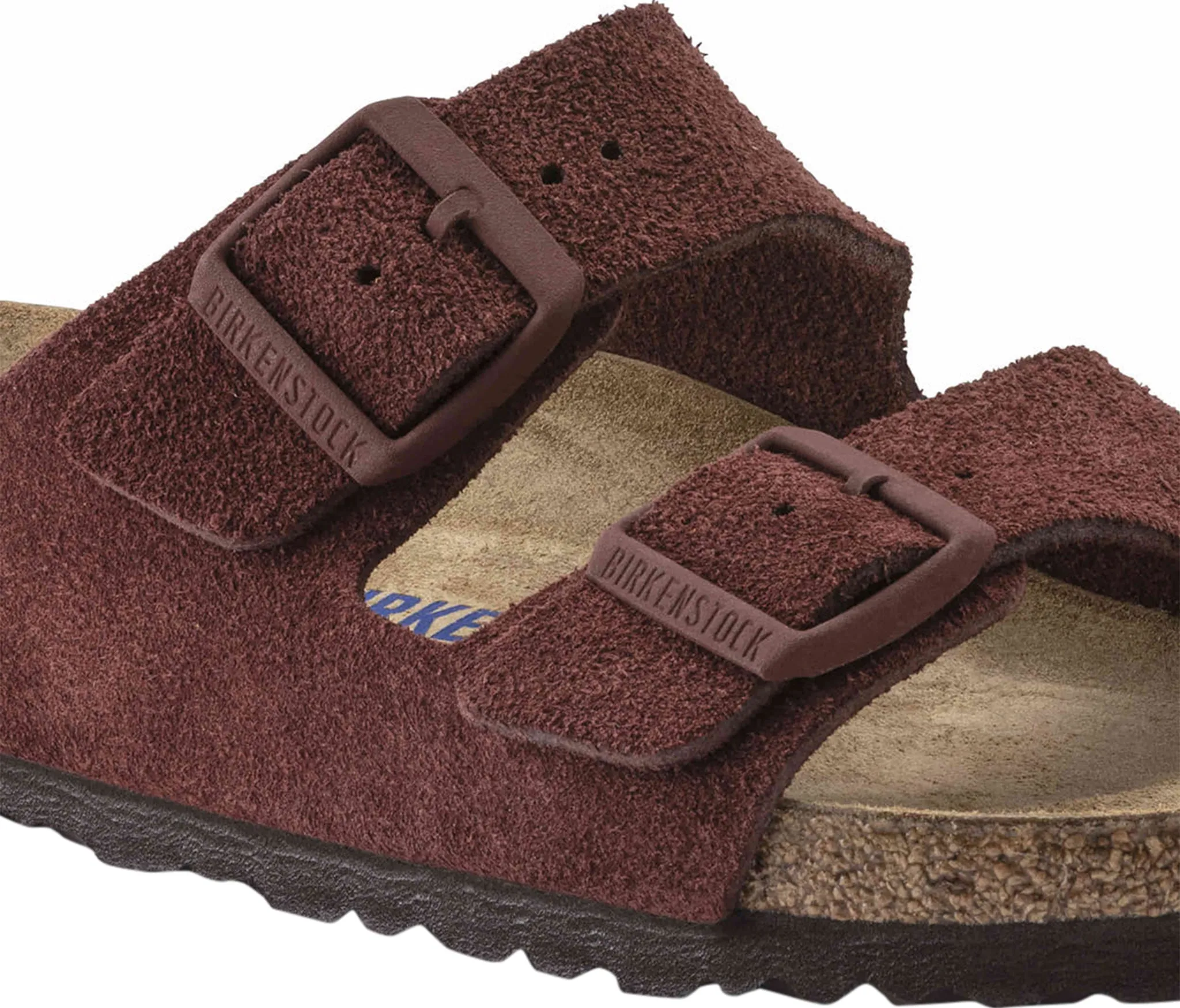 Arizona Soft Footbed Suede Leather Sandals - Women's|-|Sandales Arizona Lit de pied souple Suède - Femme