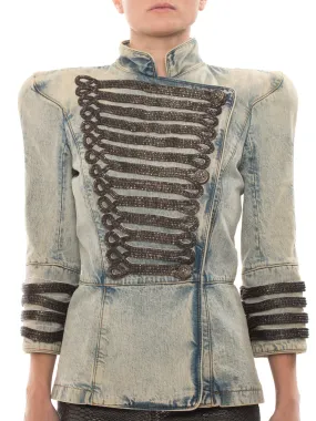 Balmain Military Denim Jacket