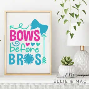 Bows Before Bros Cheerleader By Choice SVG Cutting File