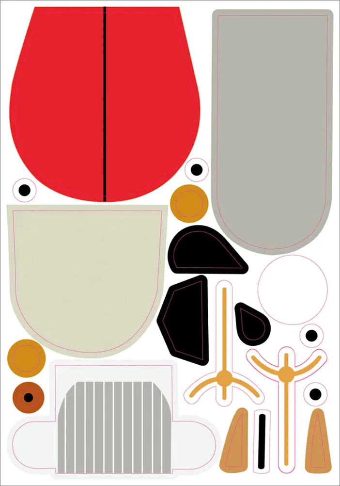 Charley Harper's Sticky Critters: An Animal Sticker Kit