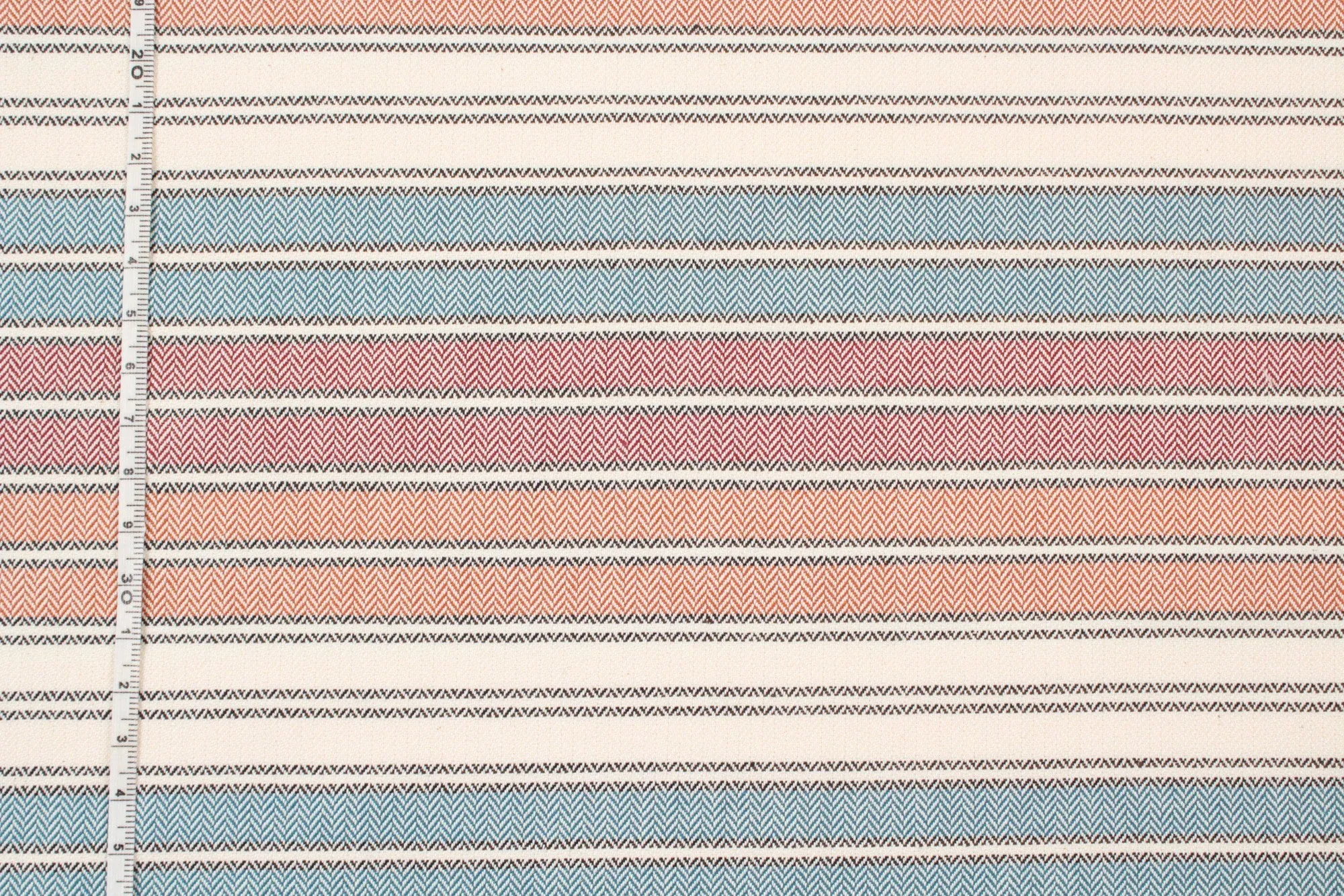 Cotton Herringbone - Stripes