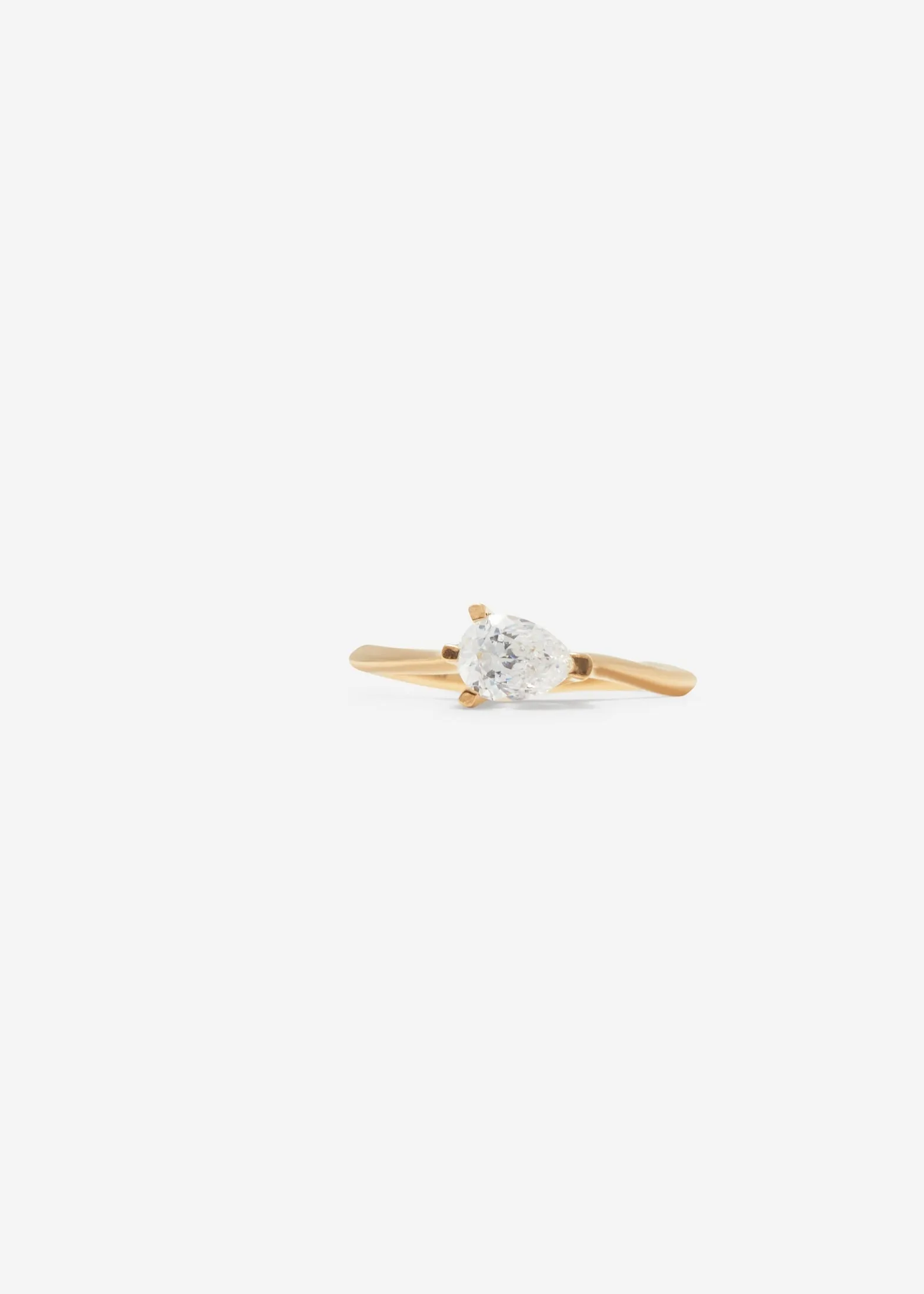 Drop Solitaire Ring Maxi 0.7 - 0.9 Ct