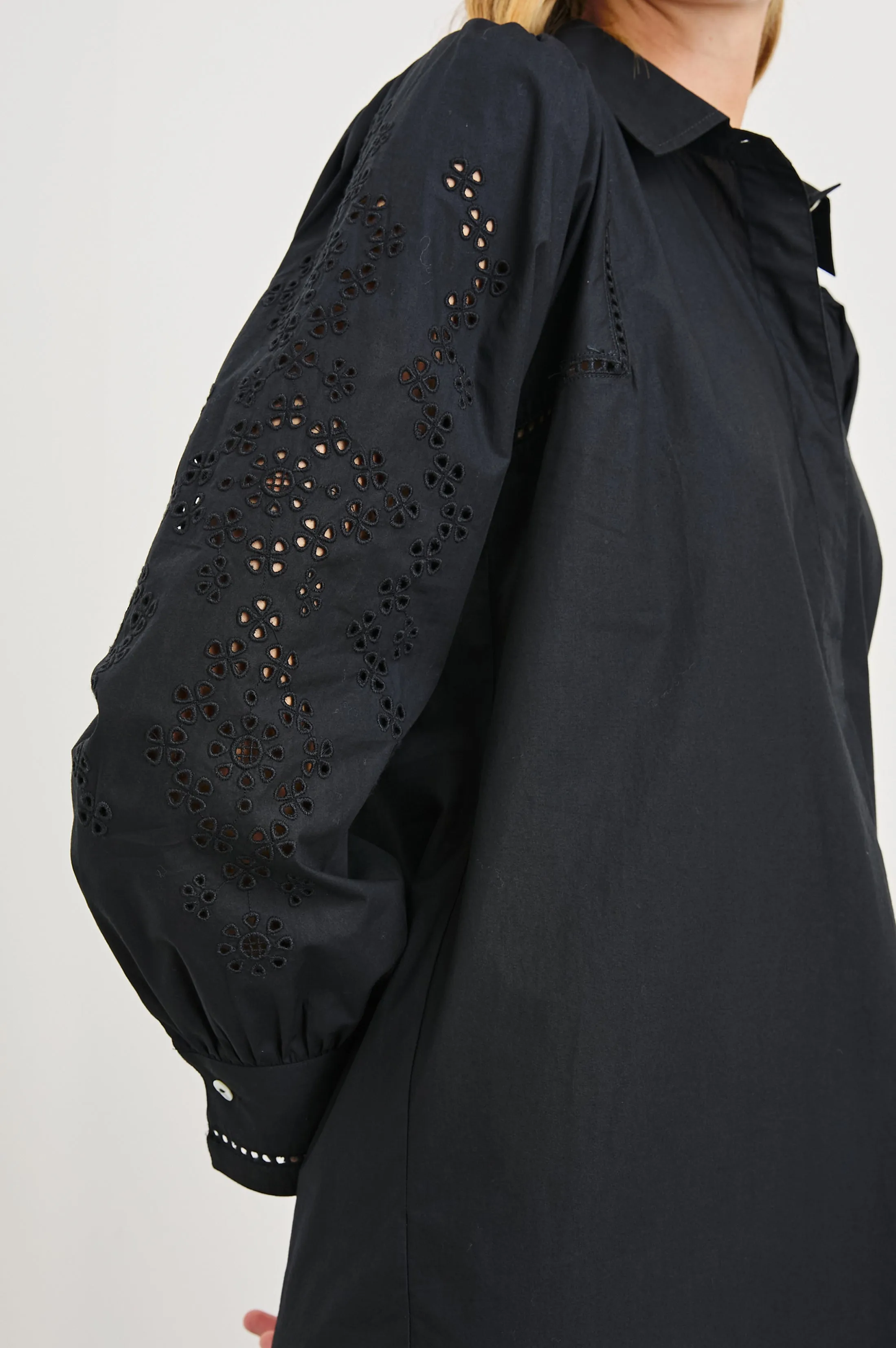 FERNANDA DRESS - BLACK EYELET