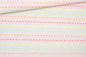 Fluor Stitches Stripes on Poplin