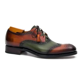 Goodyear Handmade multicolor leather oxford