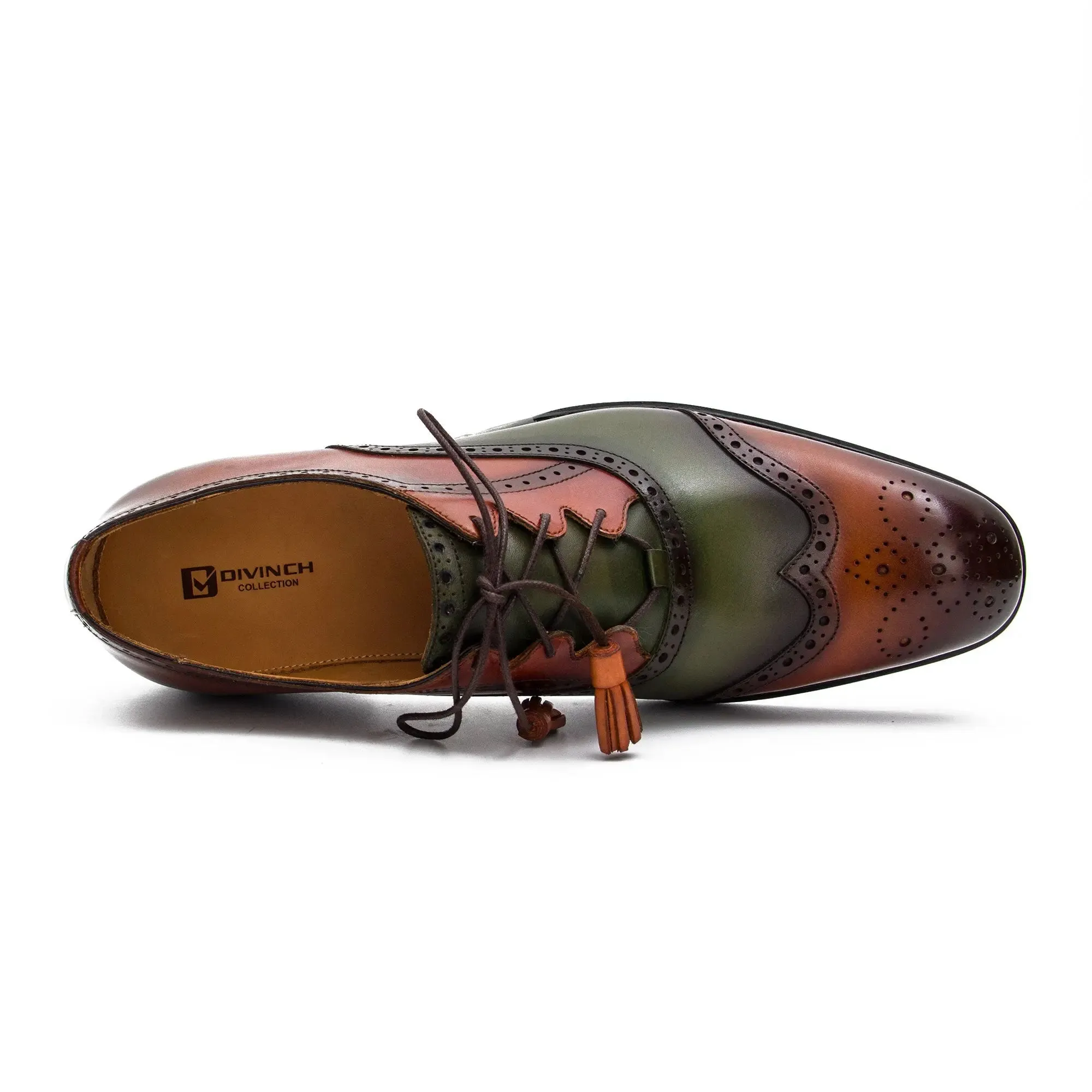 Goodyear Handmade multicolor leather oxford