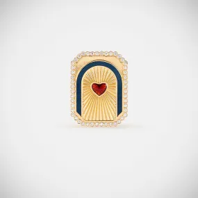 Heart mini scap ring