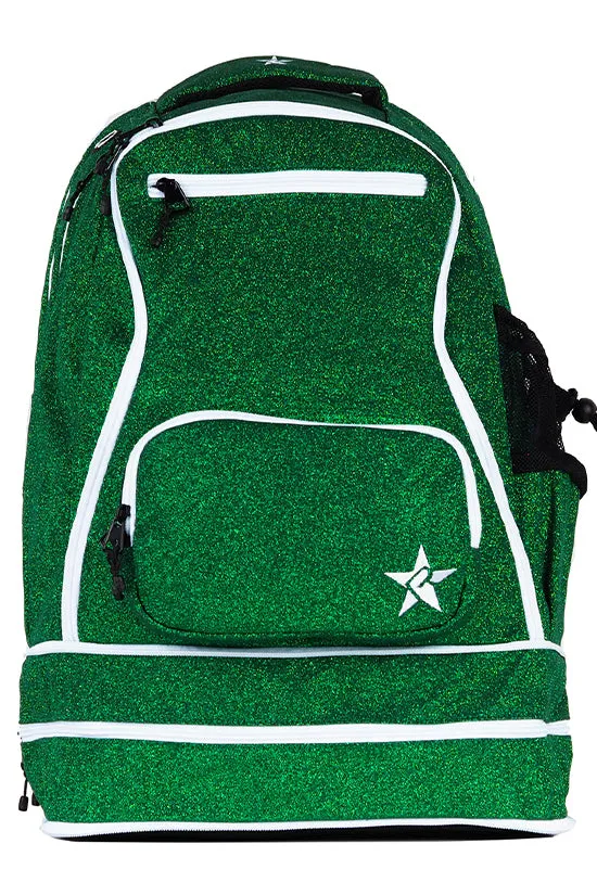 Lucky Green Rebel Dream Bag with White Zipper