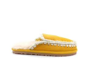 MOU Slipper Full Eskimo Stitch Ciabatta Pelo Pineapple Giallo MU.FW161007A