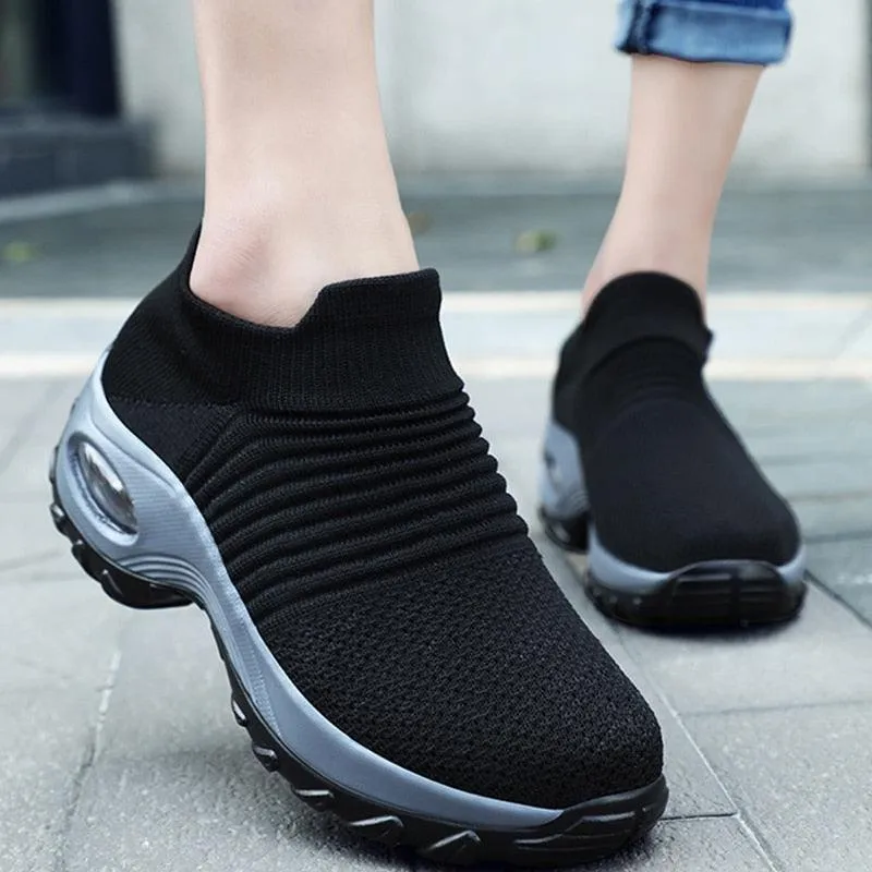 Orthopedic Platform Sneakers for Women - Hypersoft and Comfortable!