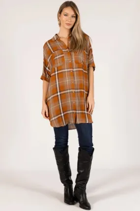 Pumpkin Spice Plaid