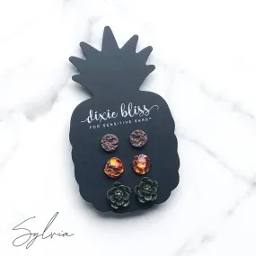 Sylvia - Dixie Bliss - Trio Stud Earring Set