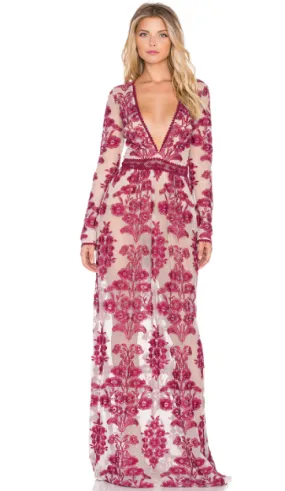 Temecula Maxi Dress Wine