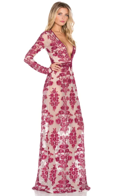 Temecula Maxi Dress Wine