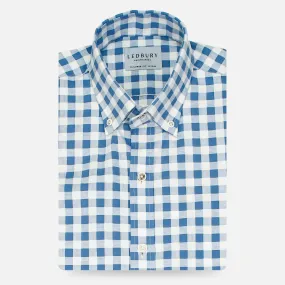 The Blue Coleman Cotton Linen Gingham Custom Shirt